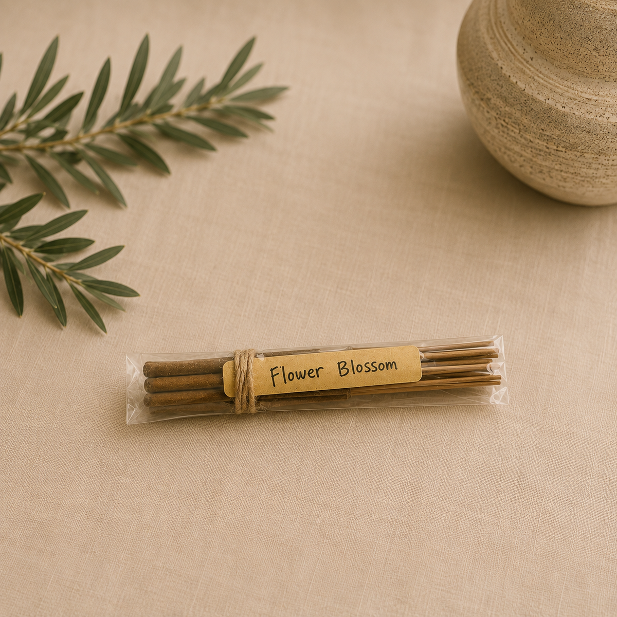 Flower Blossom naturlig røkelse med floral duft, perfekt til yoga, meditasjon og mindfulness hjemme.